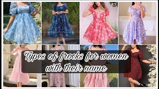 Types of frocks for ladies with their name | types of frocks with names | frocks collection | frock