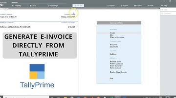 E-invoicing in Tally Prime | Generate IRN & QR code from Tally (HINDI)