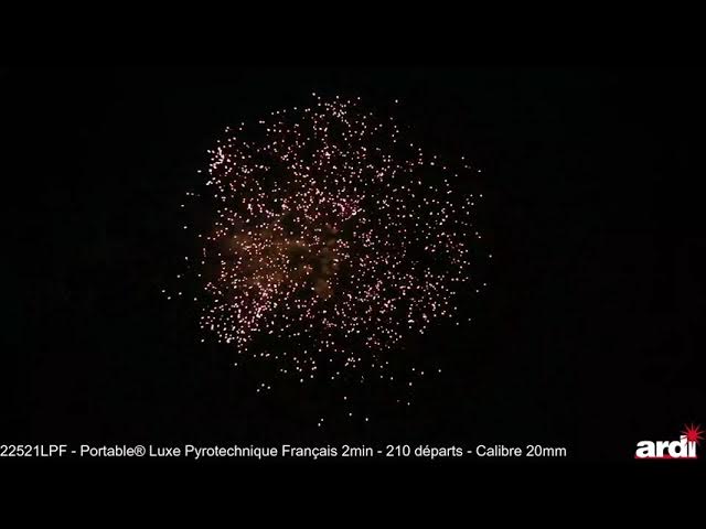 Feu d'artifice automatique de proximité 3mn ARDI