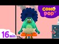 Como Pop | Kids Songs | Hair salon + More Episodes 16min | Cartoon video for kids | Como Kids TV