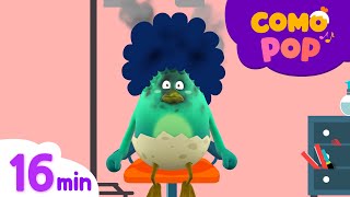 Como Pop | Kids Songs | Hair salon   More Episodes 16min | Cartoon video for kids | Como Kids TV
