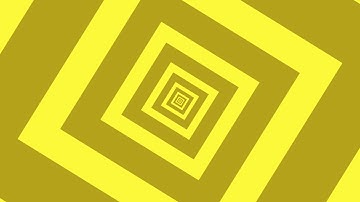 Royalty Free Template Yellow Square Tunnel Background Loop Animation
