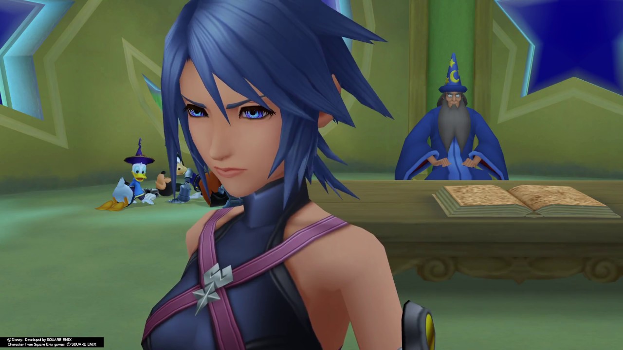 KINGDOM HEARTS Birth by Sleep Final Mix Aqua meets Yen
