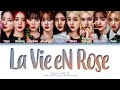 Kcon kep1er  la vie en rose original izone lyrics color coded lyrics