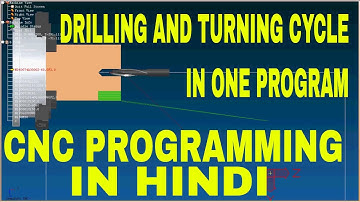 CNC PROGRAMMING SWANSOFT FANUC 0IT | TURNING CYCLE AND DRILLING CYCLE