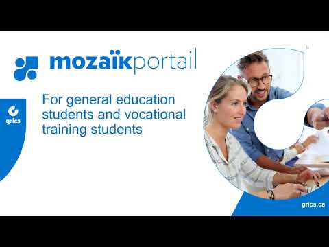 Mozaïk-Portal for general education students and vocational training students