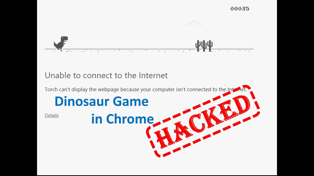 [Hacked] Google Chrome`s Dinosaur Game  Top Tech Tutors 