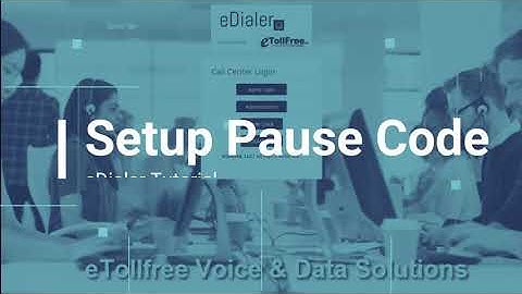edialer How to Setup Pause Codes