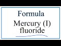 Balancing Charges in Mercury Compounds