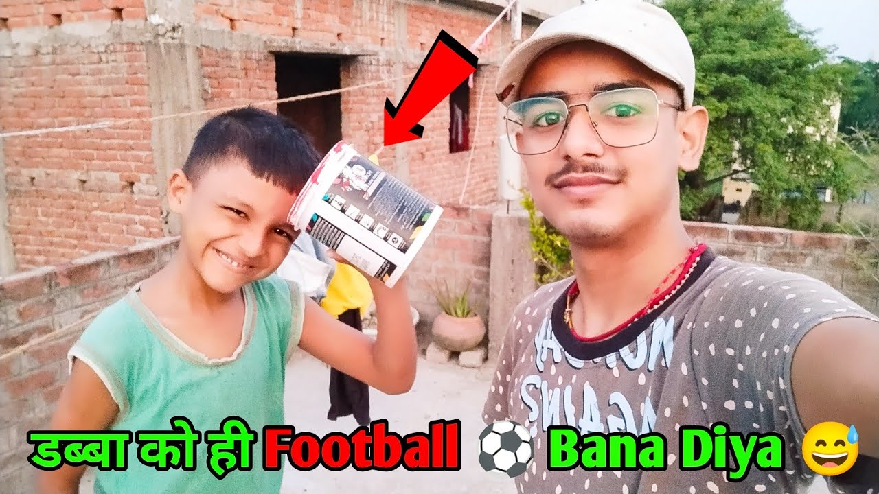 Dabba Se Football ⚽ Khel Raha YouTube