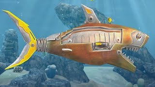 Double Head Shark Attack - Hungry Robot Shark Two Headed Sharks Attack Gameplay (iOS/Android) screenshot 5