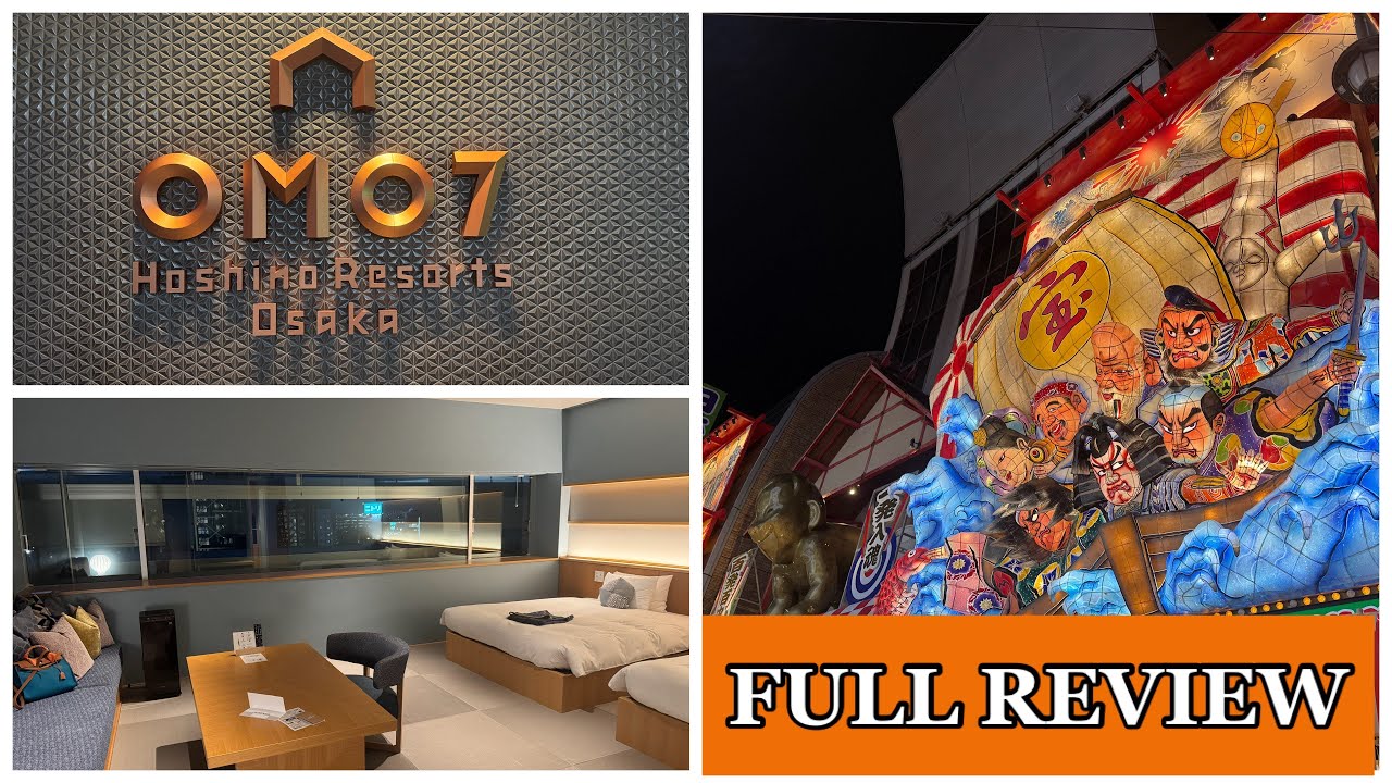 OMO7 Osaka by Hoshino Resorts ПОЛНЫЙ ОБЗОР. Бесплатный трансфер до Universal Studios. Приятный ра...