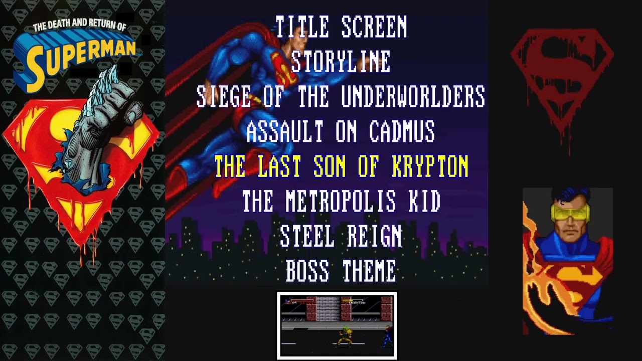 The Death and Return of Superman OST (Genesis/Mega Drive)