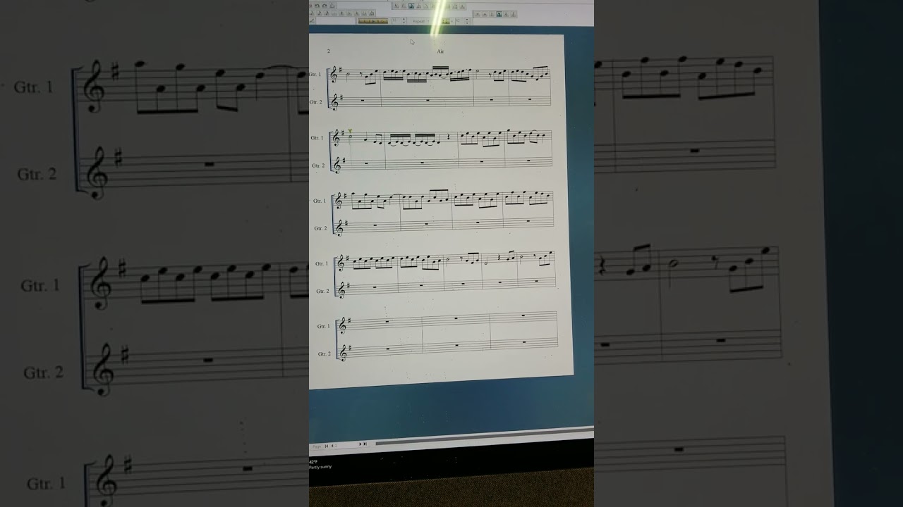 Air Shingo Fuji. Guitar 3 section c,d,e