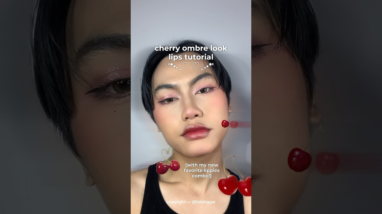 CHERRY OMBRE LIPS TUTORIAL ❤️ 