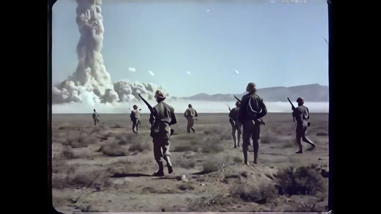 Atom Bomb Blast Testing. Video from the Prelinger Internet Library, rights free