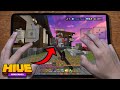 Destroying PC players on Minecraft Bedwars Mobile! 