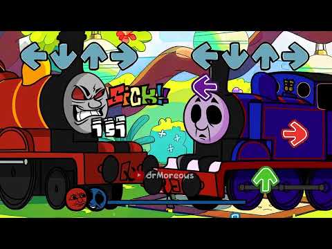 Thomas Railway VS Thomas Railway FNF Can Can Cover