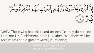 Surah al Mulk - Mishary bin Rashid al-Afasy (No Ads) , download surah per ayah on comment area