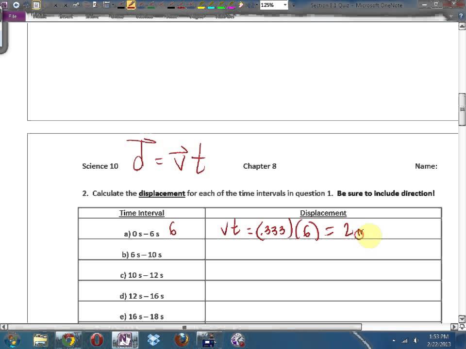 Science 10 Answers To Chapter 8 Quiz