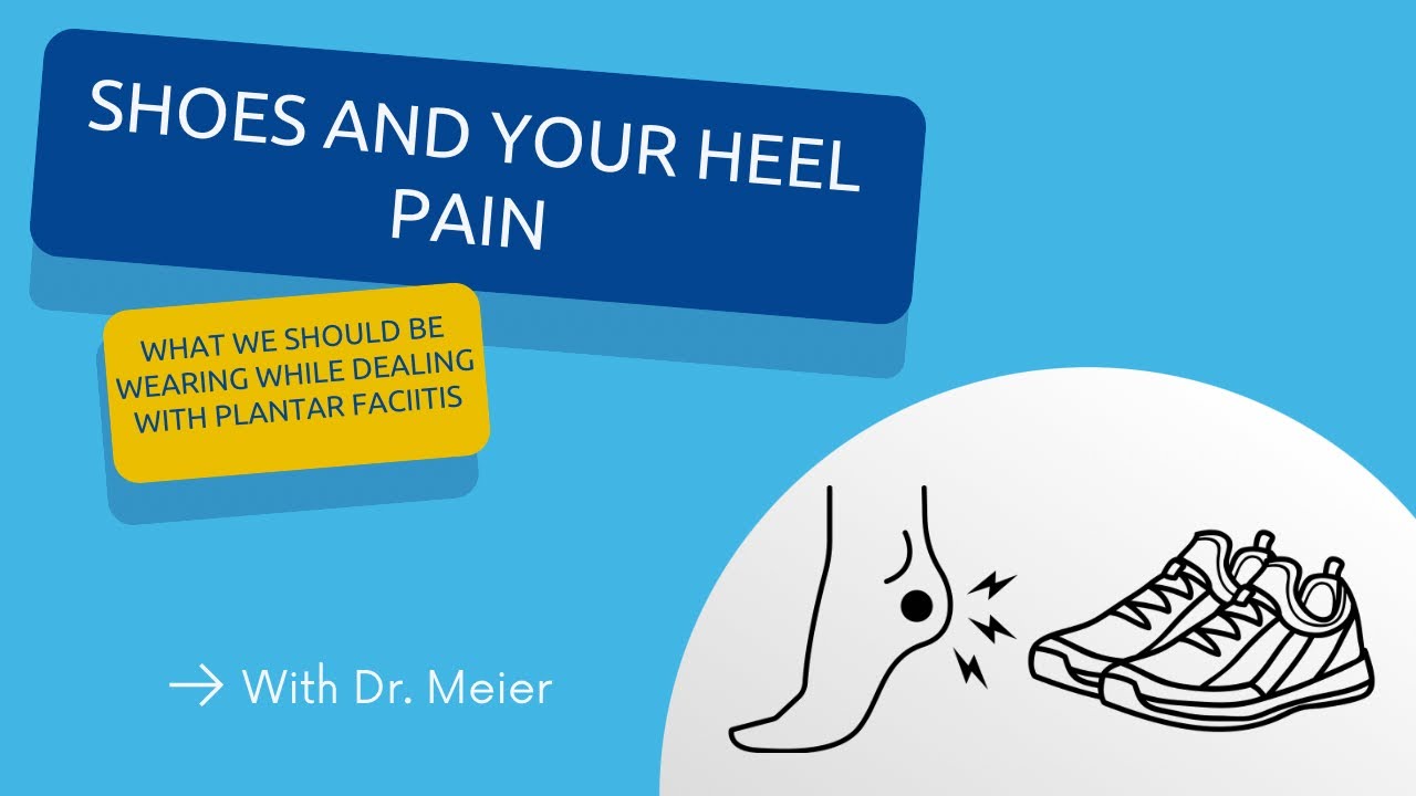 Shoes for heel pain ( plantar fasciitis) - YouTube