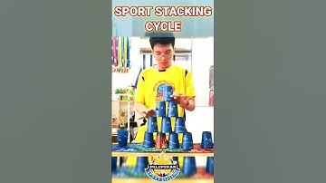 A Fast Speed Stacking Cycle in 6.094 Seconds! #cupstacking #fast #shorts