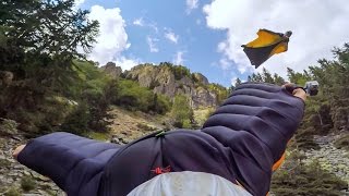 GoPro: Graham Dickinson's Insane Wingsuit Flight  Reverse Helmet Cam 3 of 3