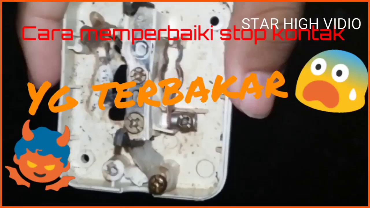 Tips memperbaiki stop kontak yang terbakar 