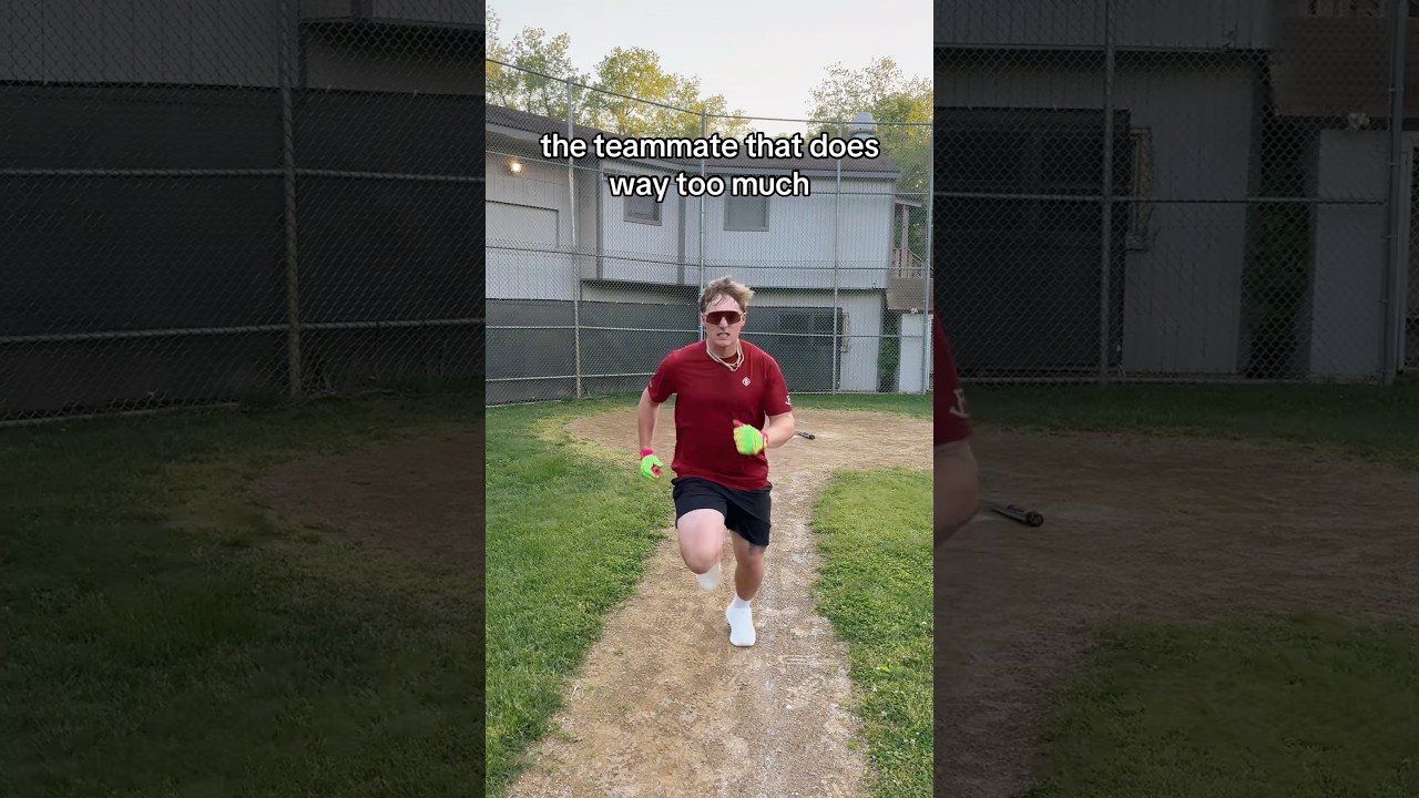 He’s doing way too much! 😂💀 @c4energy #baseball #hitting #teammate