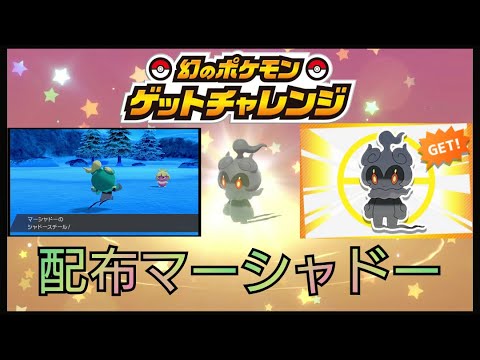 配布の マーシャドー ゲットして使ってみた 幻のポケモンゲットチャレンジ ゲッチャレ ポケモン剣盾 Youtube