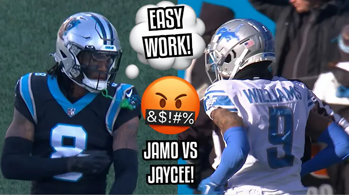 Jameson Williams Vs Jaycee Horn  (WR Vs CB) Lions ...