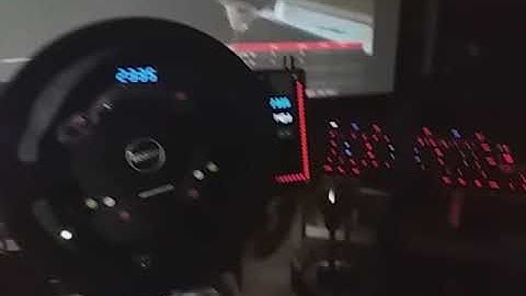 Simhub arduino dashboard with projector