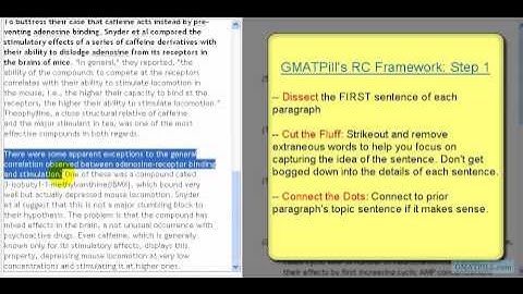 GMATPill.com - GMAT Reading Comprehension Part 1
