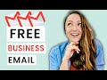 How to create a business email address for free