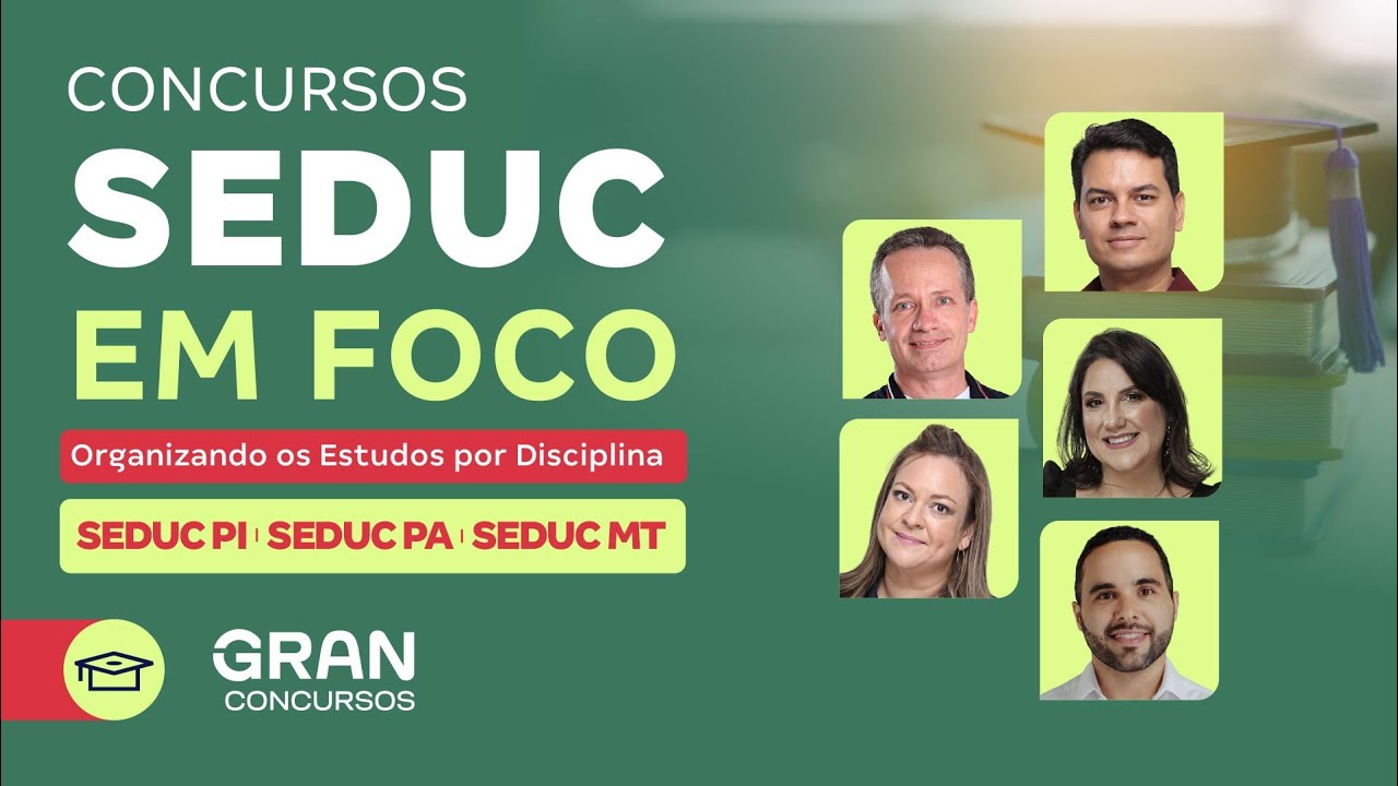 Concursos SEDUC em foco: Organizando os Estudos por Disciplina