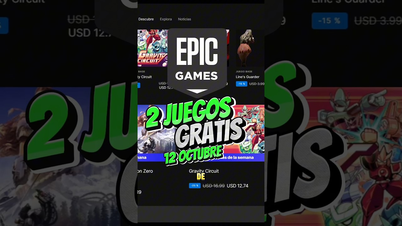 Ya liberados 2 juegos GRATIS en EPIC GAMES #juegosgratisdeepicgames #juegosgratis