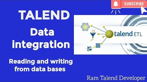 Talend -Data Integration | Reading and writing  Data From Databases |Talend Basic Jobs| ETL Process