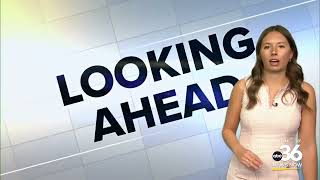 Sunshine and warm temperatures Continue before midweek showers return