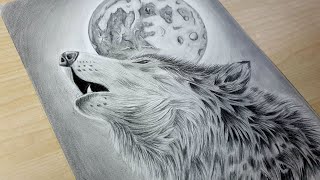 Drawing Wolf / Time-lapse