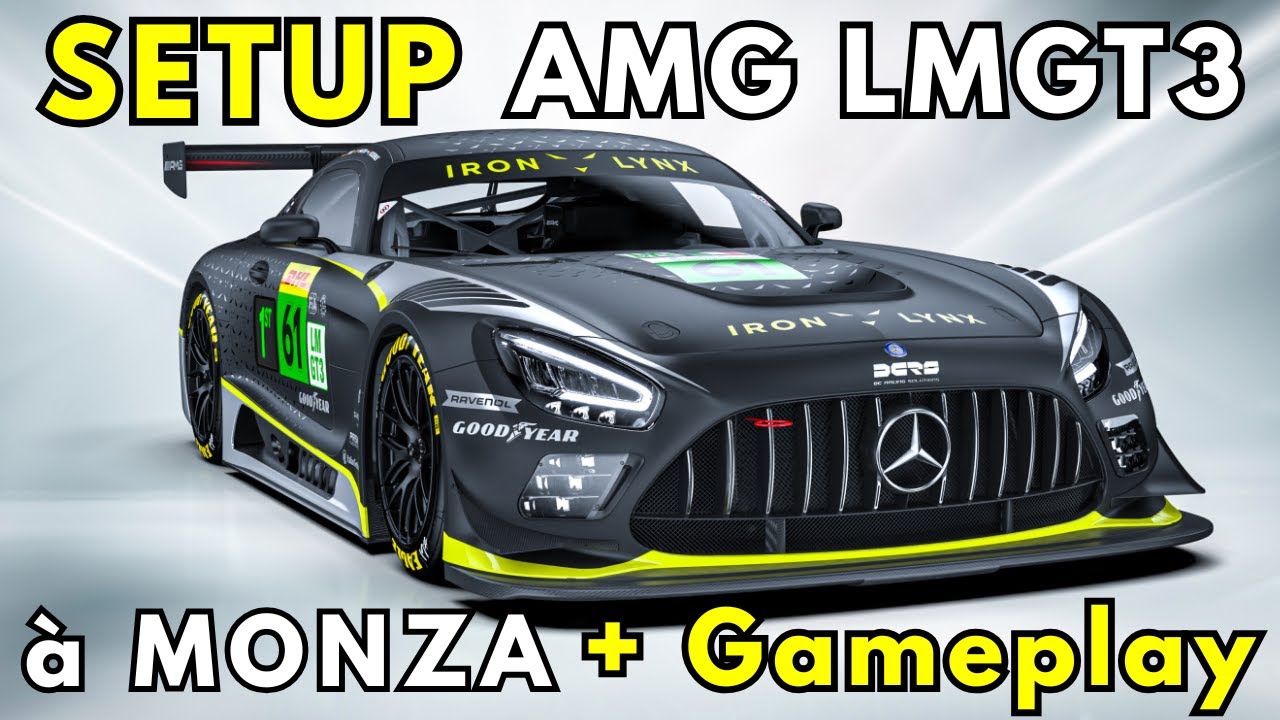 Monza LMU | AMG GT3 Setup 🔥 Stabilité & Grip MAX 🚀