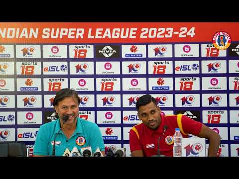 #EBFCHFC Pre-Match Press Conference - Carles Cuadrat and Nandhakumar Sekar | ISL 2023-24