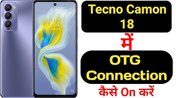 How to enable OTG Connection in Tecno Camon 18 || Tecno Camon 18 me OTG Connection kaise on kare ||