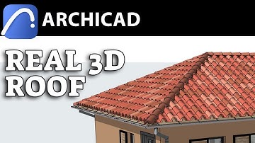 Real 3D Roof in Archicad Tutorial