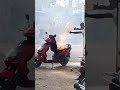 Electric scooter fire explosion   electricbikewale