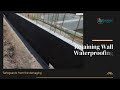 Retaining Wall Waterproofing Services