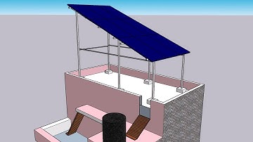 Solar Roof Top System 3D Sketch SketchUp Pro