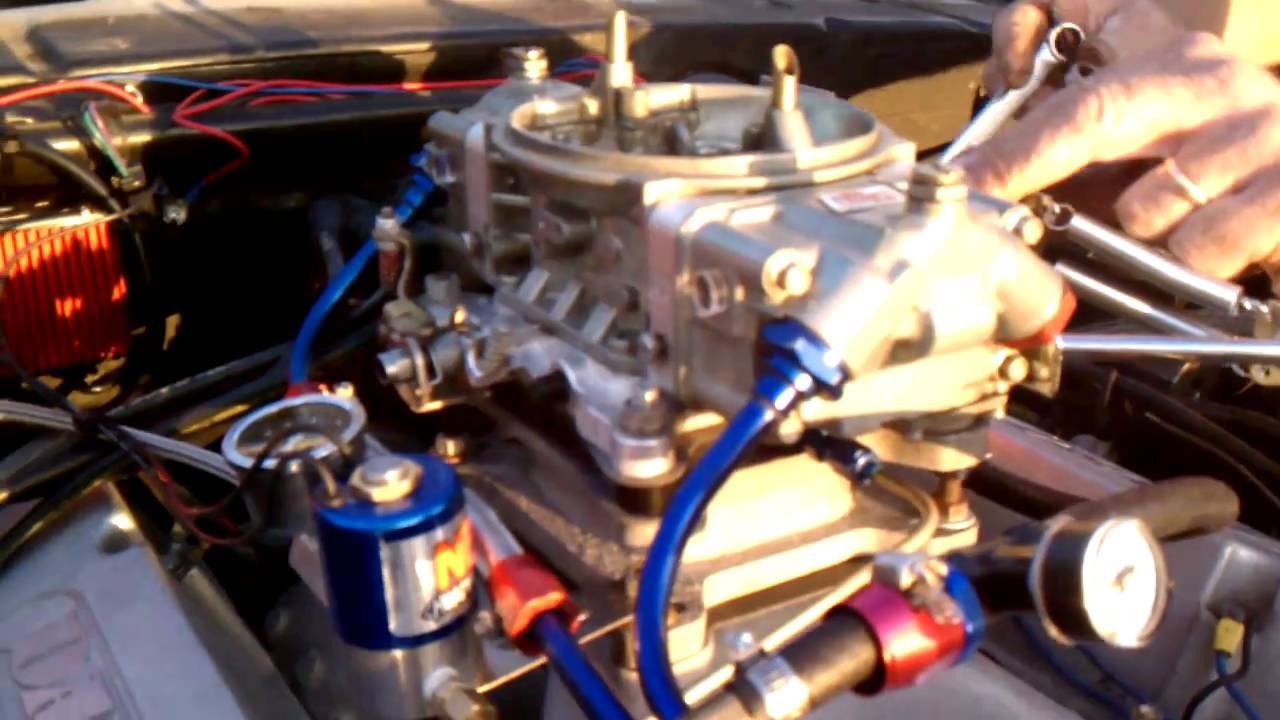 Quick shot of nitrous setup '69 Camaro 302 YouTube