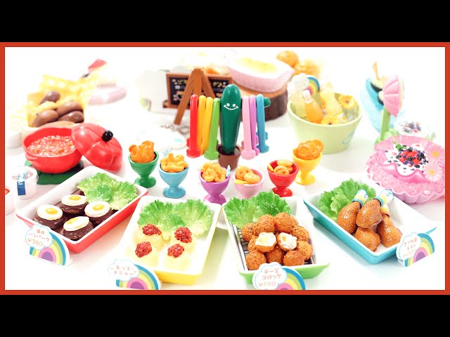 Re-ment Rainbow DELI / ぷちサンプル 虹色デリカ - YouTube