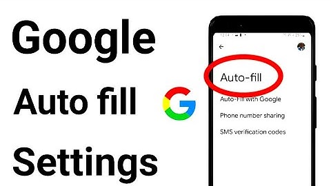 Google autofill settings password | google me auto fill kaise kare new update 2024