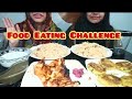 Food eating competition  hijabeess food eating  hijabeess sisters eating